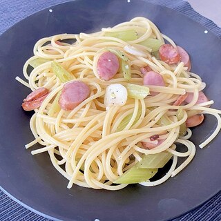 簡単！絶品！　ふきとベーコンのパスタ♪